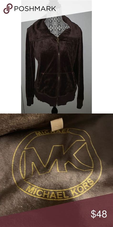 michael kors sweater large|Michael Kors velour sweatsuit.